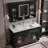 American retro style rest room bathroom cabinet-111166910
