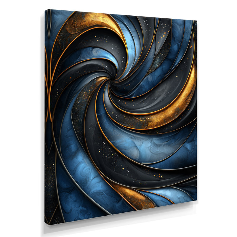 Omarius - Art mural abstrait, salon, Toile tendue, Ne s’applique pas, H 32 po x l 24 po