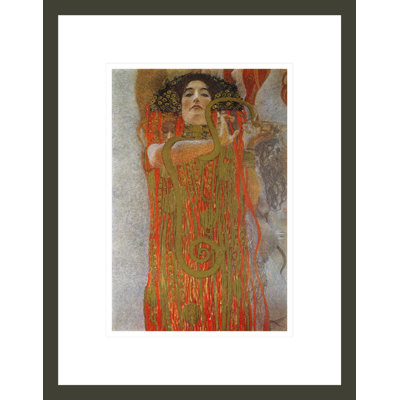 «Hygieia» par Gustav Klimt, impression giclée sur cadre