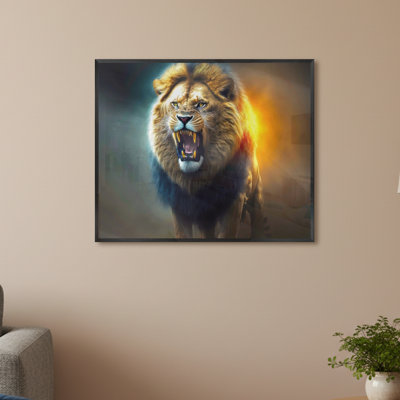 Single Picture Frame LED Illuminated Wall Art Wall Art on Glass / Aluminium