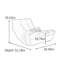Chaise berçante ergonomique décontractée Living Room-107431494