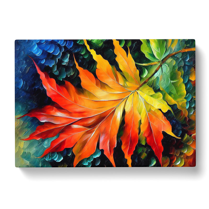 Fern Leaf Colours Vol.2 - Wrapped Canvas, 35cm H x 50cm W x 3cm D