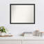 Miroir mural en bois noir Mezzanotte-2026176681