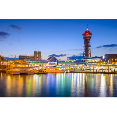 Cevallos Japan Skyline - Wrapped Canvas Print