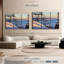 «Ski Lève At Sunset», 3 pièces sur toile-98562167