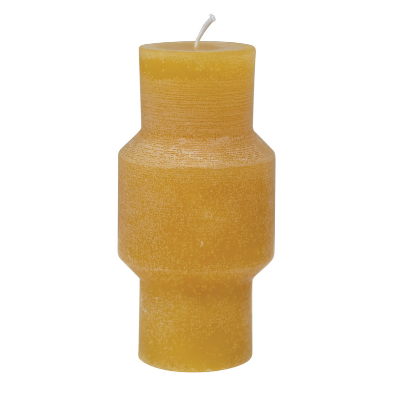 Bougie totem non parfumée, Miel