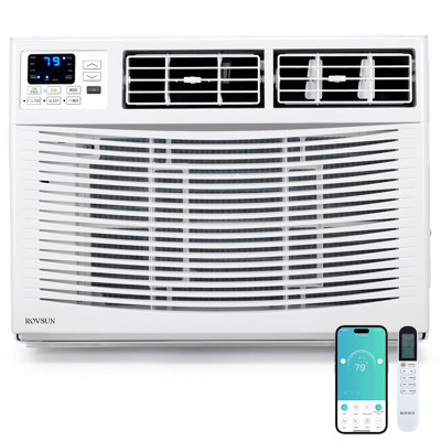 24,000 BTU Wi-Fi Enabled Window Air Conditioner With Heat And Dehumidifier