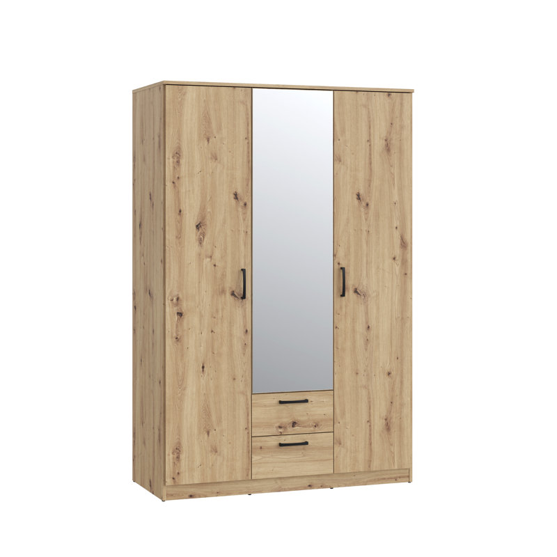Reka 3 Door Manufactured Wood Wardrobe