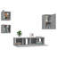 Unfinished Floating Entertainment Centre for TVs up to 24"-1348637093