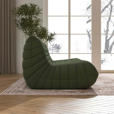 Fireside Chair, Lazy Floor Sofa Couch, Corner Bean Bag Chair, Sofa, Corner Chair Sofa