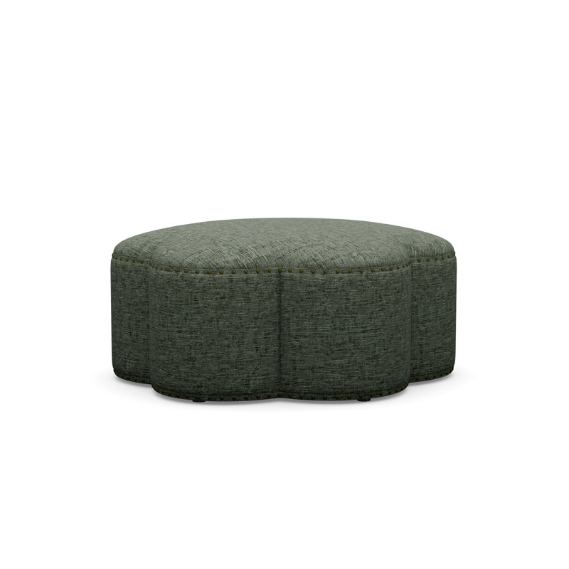 Kate 40" Ottoman, Churchill 351949, Antique Brass
