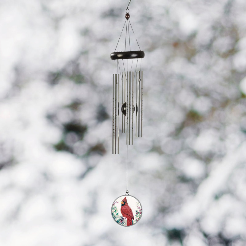 CARDINAL Windchime I'm Sending Love 22 "