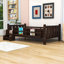 Lit en bois pour enfants avec rangement intégré et garde-corps-647593700-647593707