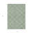 3' X 5' Ivory Geometric Washable Indoor Outdoor Area Rug