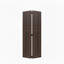18 Series 24 po x 80 po Porte pliante en panneau de fibres à densité moyenne à 2 panneaux de 3/4 couleur noyer avec quincaillerie 3/4 po-130918352
