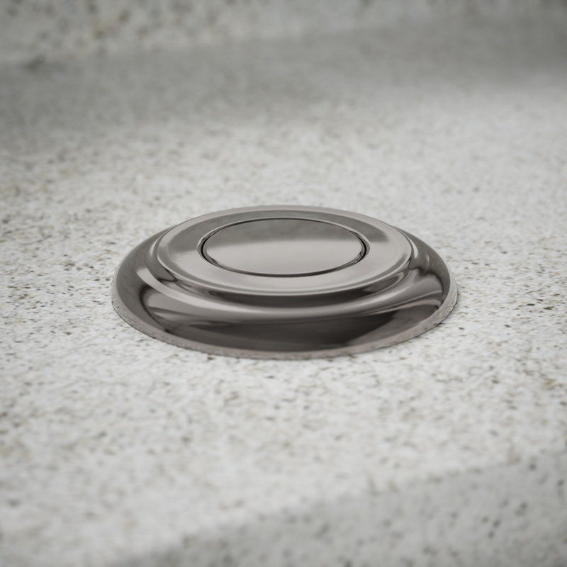 Garbage Disposal Air Switch Kit, Titanium