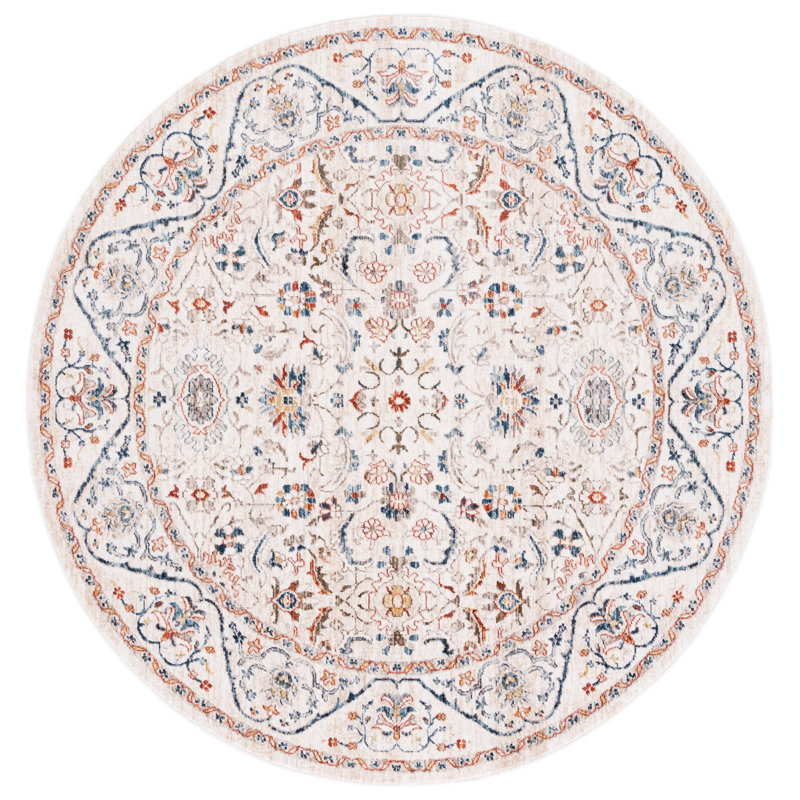 Franzella Olympia Performance Oriental Rug, Round 6'