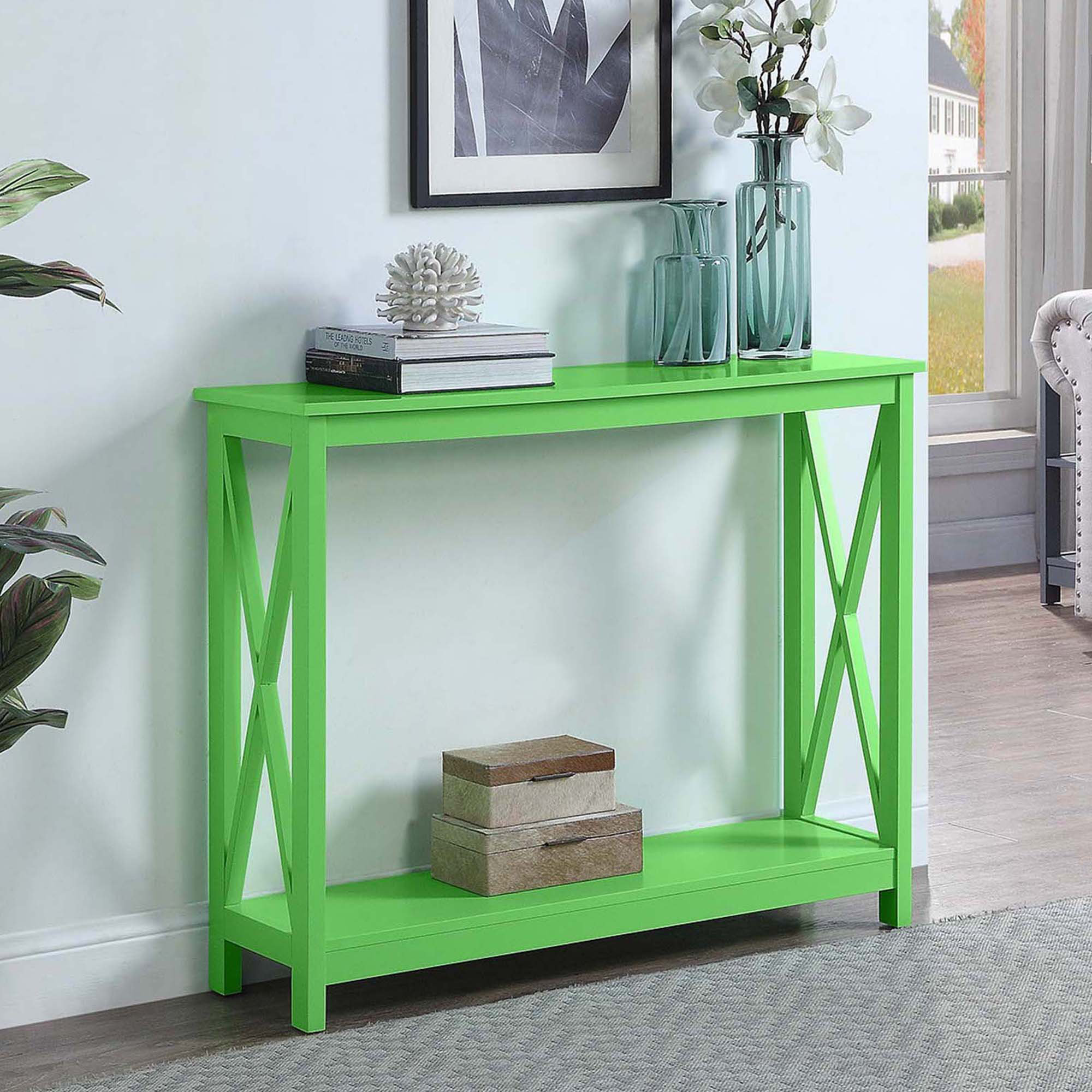 Custom Narrow Console Table, Modern Entryway Table, With Metal Legs,  Hallway Table, Foyer Table by Brick Mill Craft Furniture