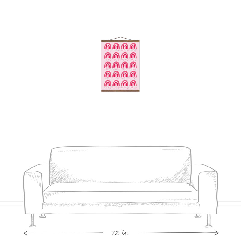 Art sur toile à pois, H 20 po x l 16 po x P 0,63 po