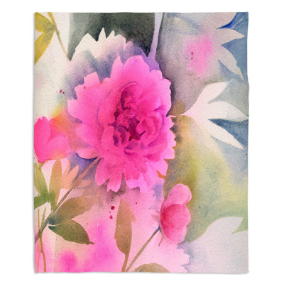  Jeté pivoine