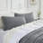 Waffle Weave White Cotton Euro Sham Set of 2-119070206-119070208