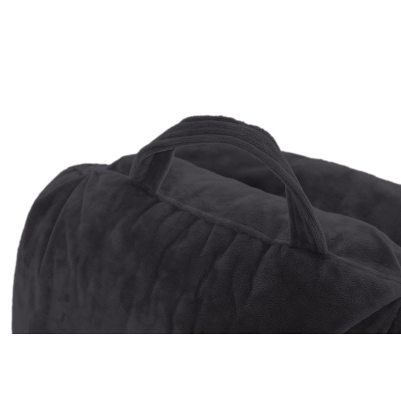  Big Reading and Support Bed Rest Indoor/Outdoor Pillow, Black