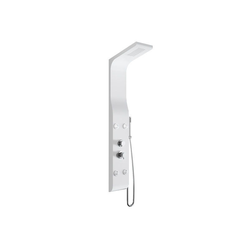 Hydromassage Shower Tower Panel, White