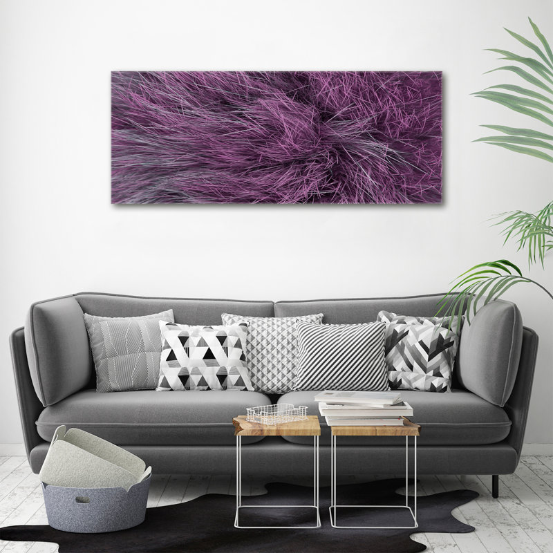 Pink Fur - No Frame Print on Canvas