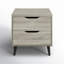 Table de chevet 2 tiroirs Wehr-250836633