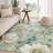 Machine Washable Indoor/Outdoor Chantille ACN2882 Floral Rug-1832707973-1832707974