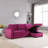 Upholstered L-Shaped Sectional Reversible-278324535