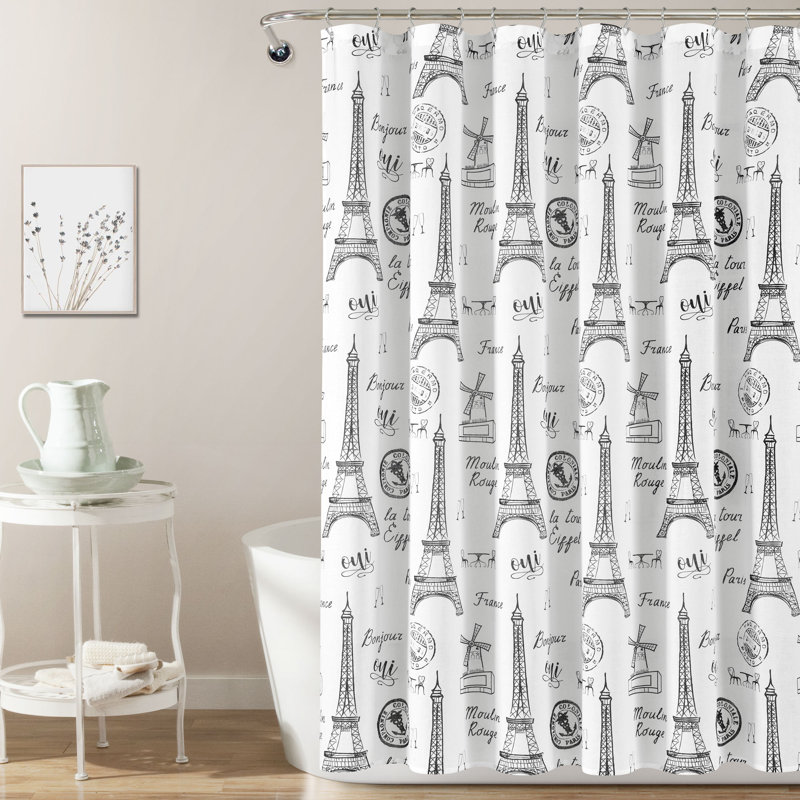 Cotton Abstract Shower Curtain