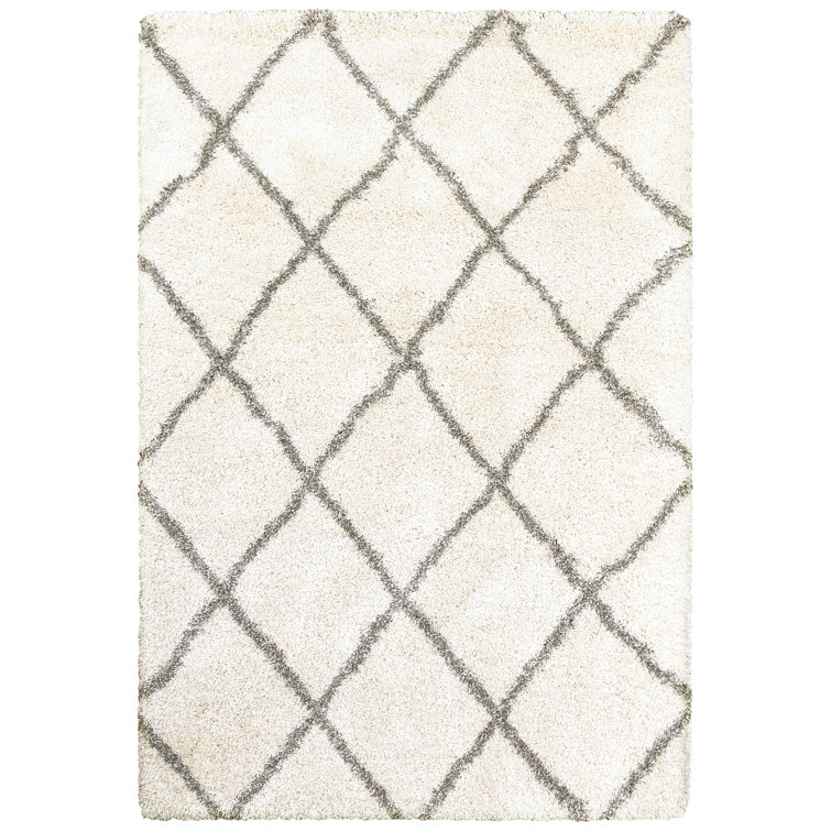 Tapis ivoire / gris Sayer