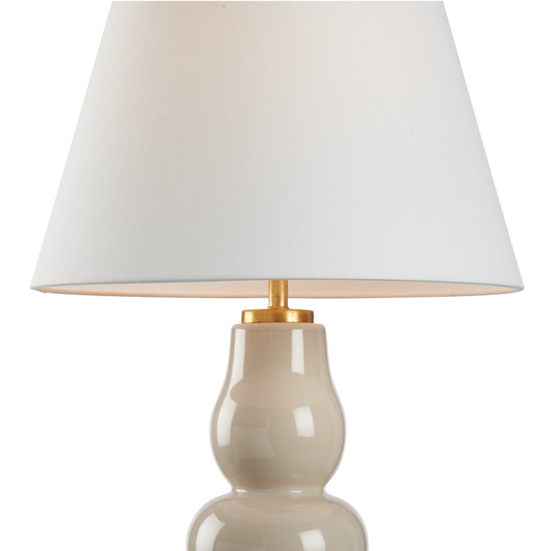 Denise Table Lamp, Beige/Gold