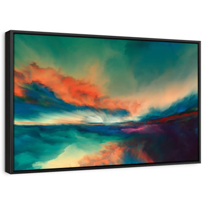Abstract " Sunset Clouds Canvas Print "