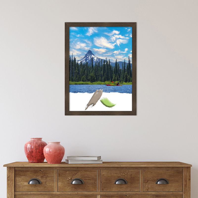 Kanavis Brown Wood Picture Frame, 18'' W x 24'' H