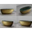 Vast Studio Metallic Freestanding Oval Bathtub – Aged Silver/Gray Solid Surface Deep Soaking Tub with Dual-Tone Interior & Exterior, Sculpted Modern Luxury Finish-1068496699