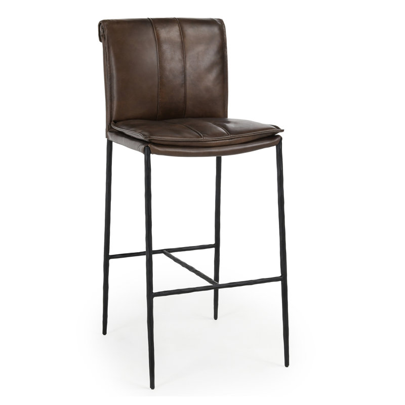 Mayer 26 Counter Stool Antique Brown, Brown, Bar Stool (31" Seat Height)