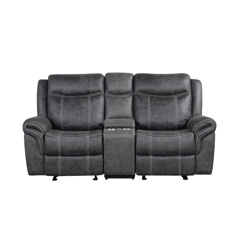 Causeuse en microfibre Zubaida