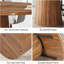Table de conférence ovale en bois