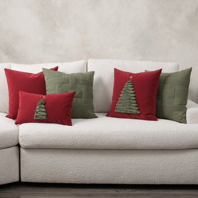 Thu Plaid Square Indoor / Outdoor Pillow Cover & Insert