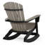 Chaise berçante Benno Adirondack, noire-130678445