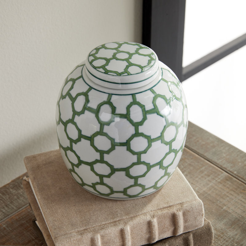 Delaine Handmade Porcelain Ginger Jar