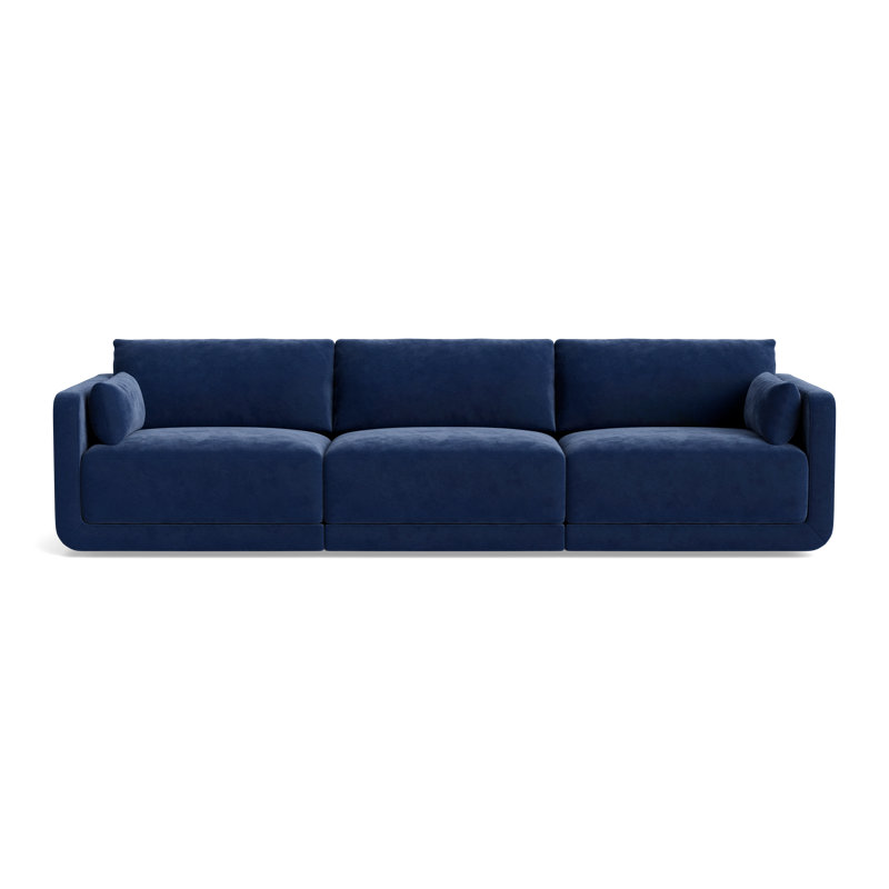 Eva Modular Sofa, Performance Velvet - Uniform