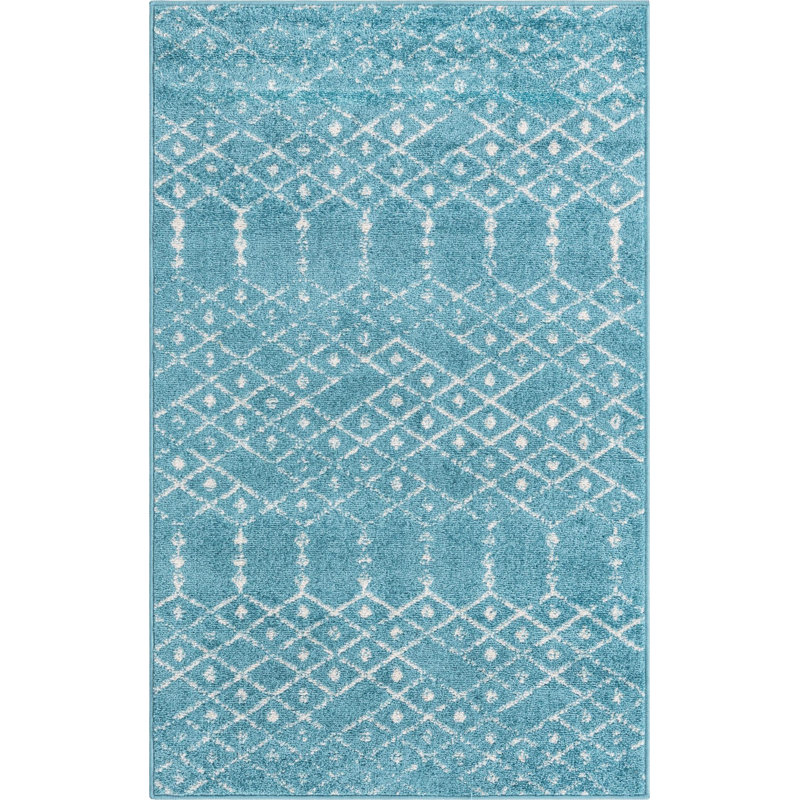 Brissa Abstract Indoor Rug, Rectangle 3'3" x 5'3"