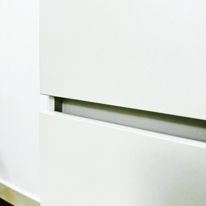 Modular Wood Closet System with Mirror
