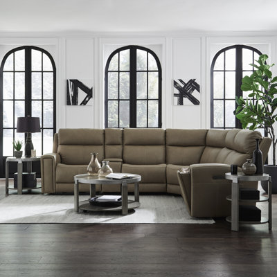 6 Piece Zero Wall Reclining Power Sectional