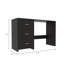 Classic 48-inch Wide 3 Drawers Writing Desk, Black Wenge