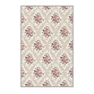 Premium 3D Printed Carpet, 4.6 x 7.2 Feet, 100% Polyester, 0.3 Inches Pile Height | Antibacterial, Non-Slip Underside, Machine Washable | Perfect for Living Room, Bedroom, and Kids' Play Areas, Durable & Stylish