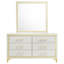 Malcolm White 6-Drawer Dresser With Mirror (Includes Dresser Only Not Mirror)